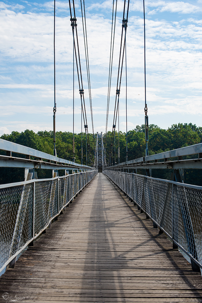 Мосты Eho Severa самый длинный подвесной мост в Беларуси